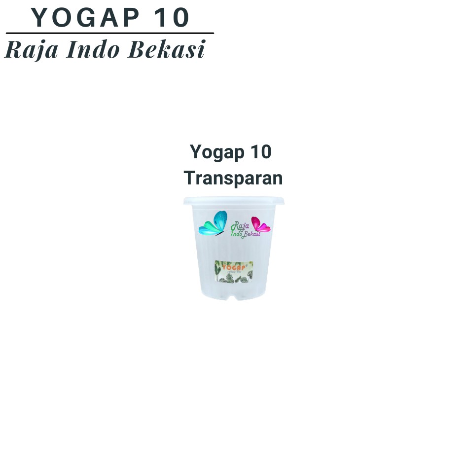 Pot Yogap 10 Putih Transparan Bening Merah Bata Pot Yogap 10 13 15 17 18 Murah Pot Coklat Bata Clear