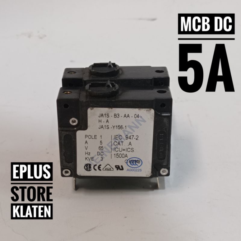 MCB DC 5A 65V HIGH QUALITY HEINEMANN Pengaman Tegangan DC