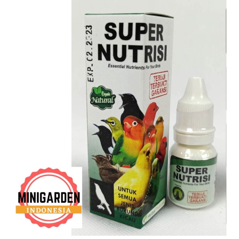 SUPER VITAMIN KEKEBALAN TUBUH BURUNG obat gacor supplement stamina burung asupan gizi lengkap