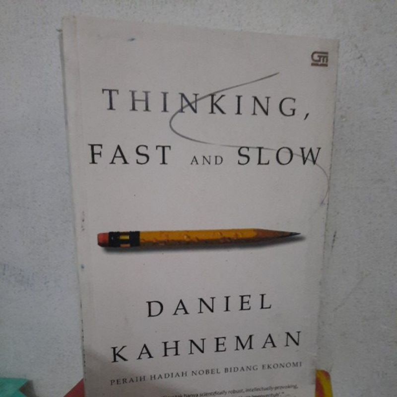 Thinking Fast and Slow Daniel Kahneman bahasa indonesia