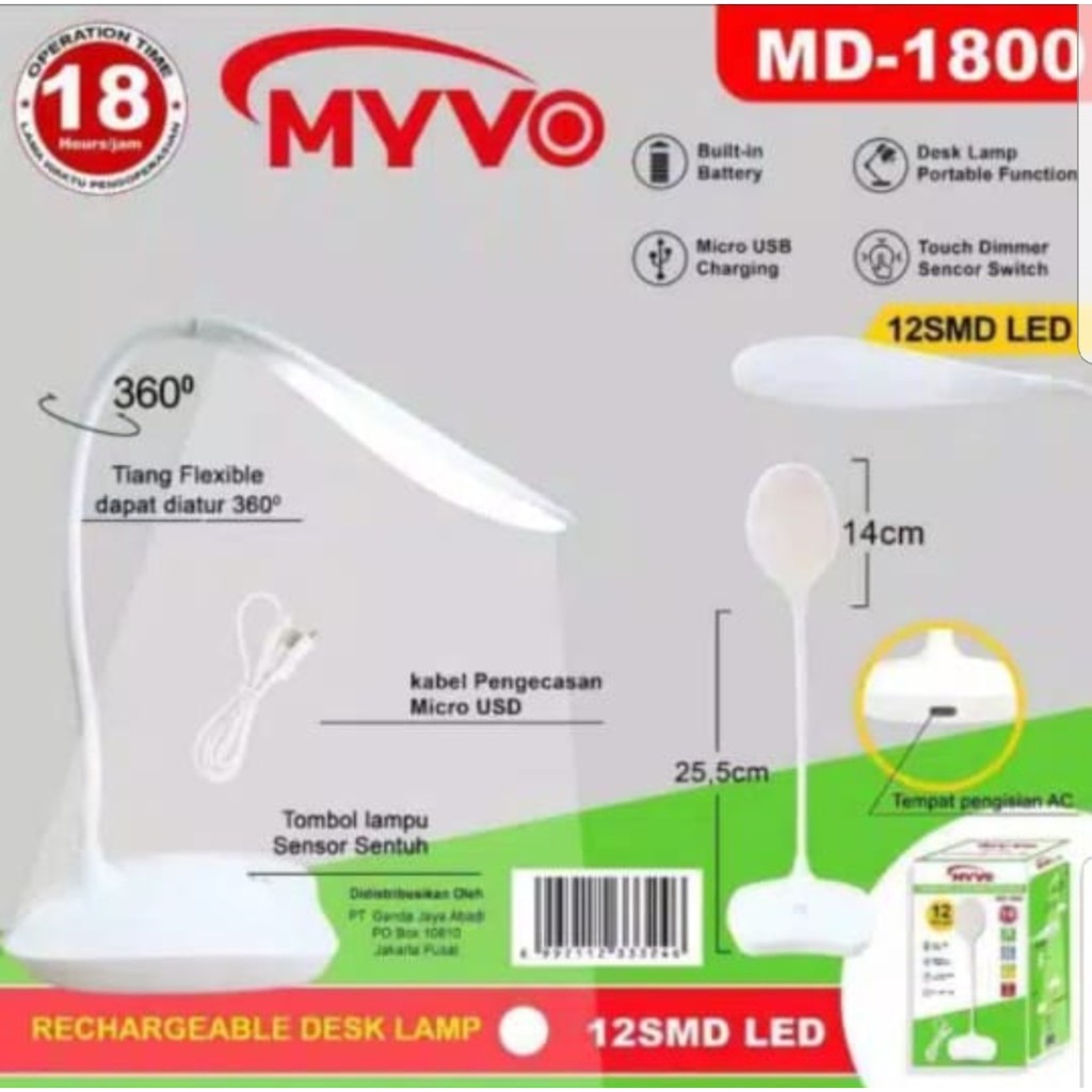 Lampu Eyelash Extension (MD-1800 Duduk) (MD-1900 Jepit) / Lampu Led /  Lampu Meja Serbaguna