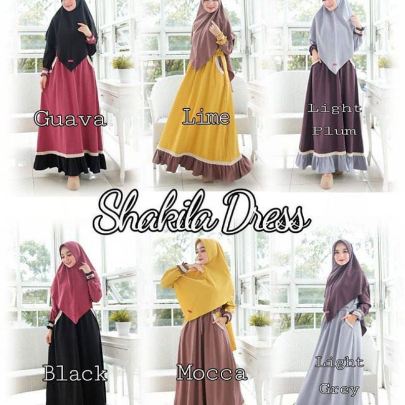 Dress Wanita Busui Motif Terbaru Ukuran Jumbo Daster Terkeni dan Termurah SHAKILLA DRESS