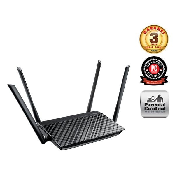 Router Asus RT-AC1200 V2 WiFi Dual Band Wireless Router with Parental - Router RT AC1200 V2 Dual Ban