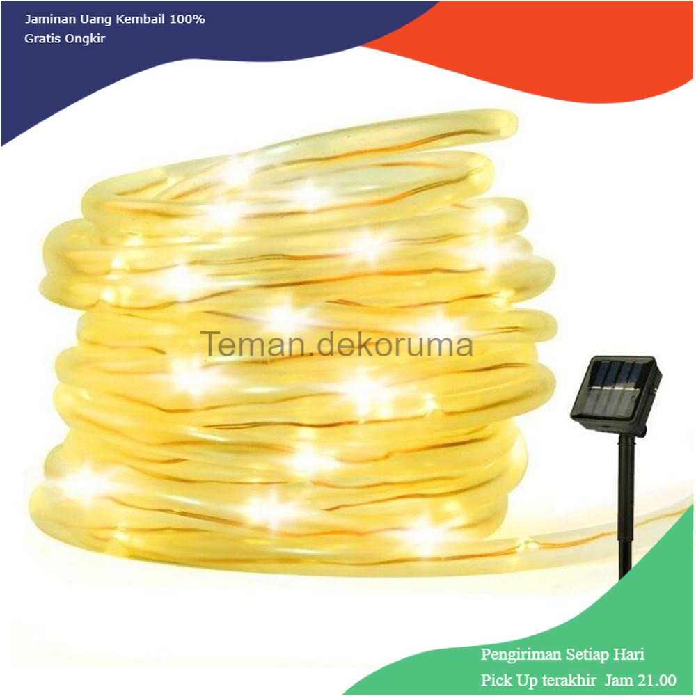 TD-DHA ANBLUB Lampu String Hias Dekorasi Solar Power 50 LED 7 Meter LISM-10