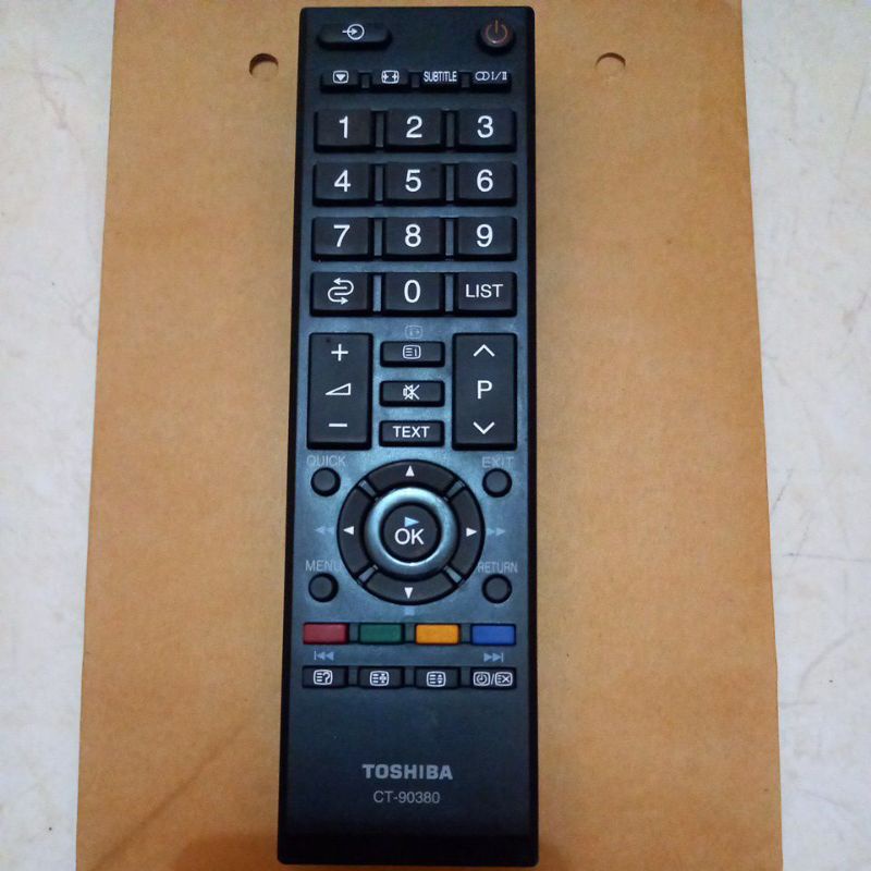 Remote TV LCD TOSHIBA Original . CT - 90380 .