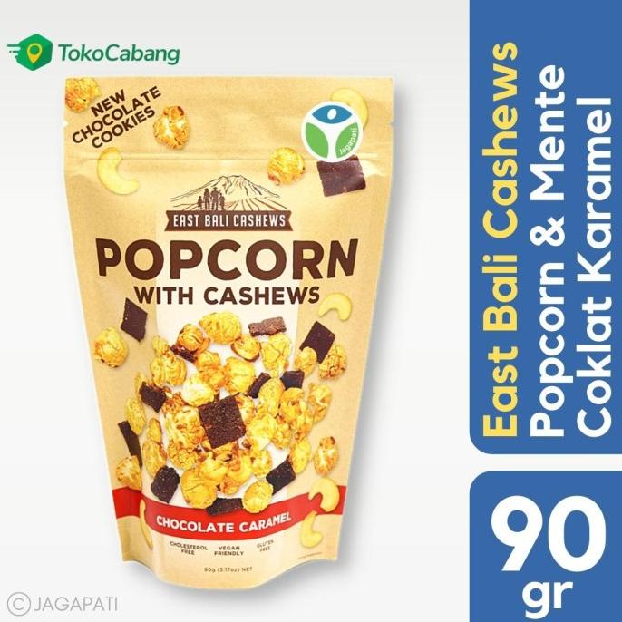 

East Bali Cashews - Popcorn Chocolate Caramel - Bebas Gluten - 90gr