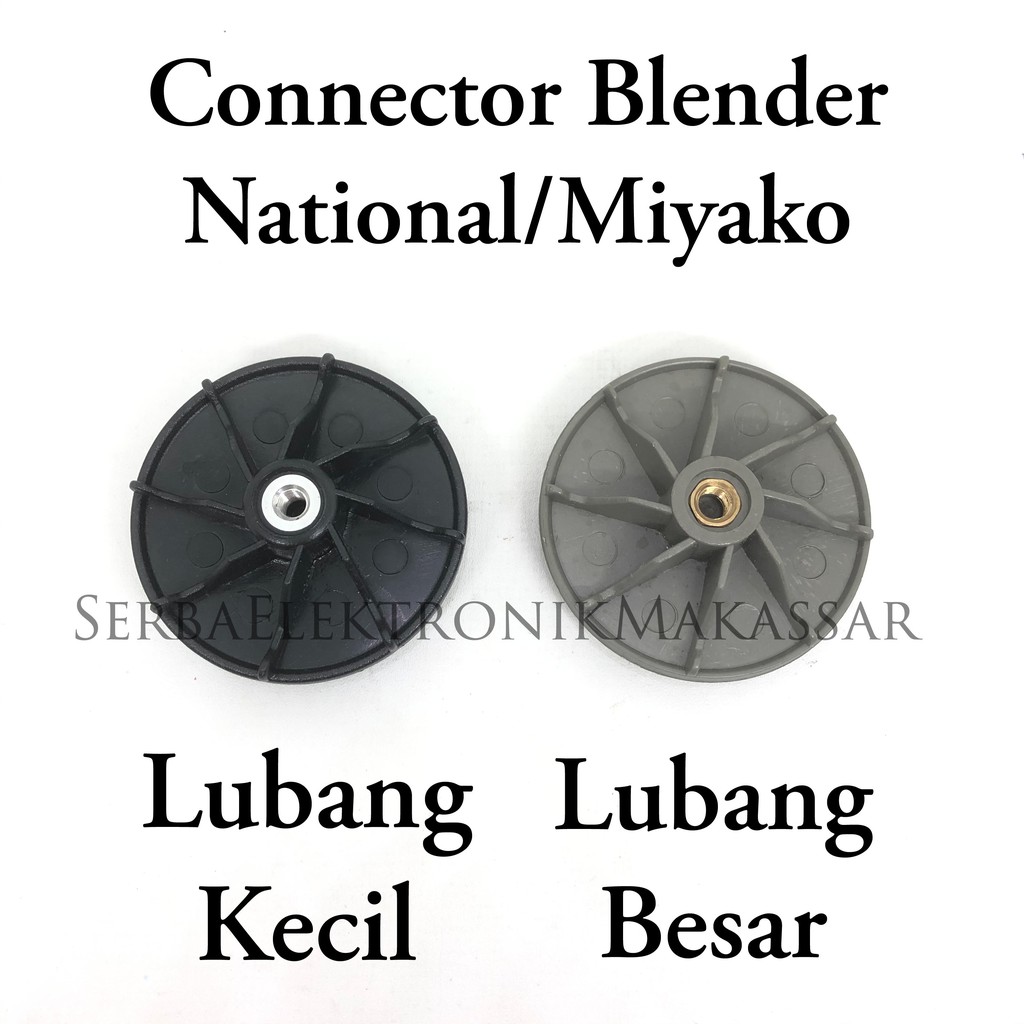 Connector Konektor Blender National Miyako Lubang Kecil Lubang Besar