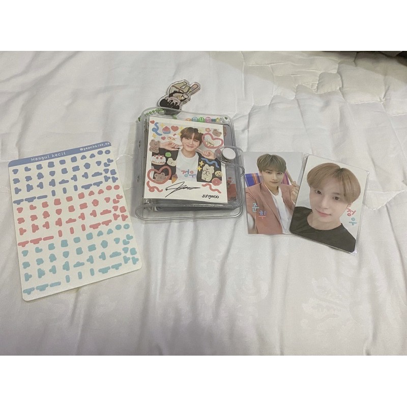 Stiker Dekorasi Keyboard / Photocard / Polcos Hangul Kecil (Waterproof) by @peachkiss.xo