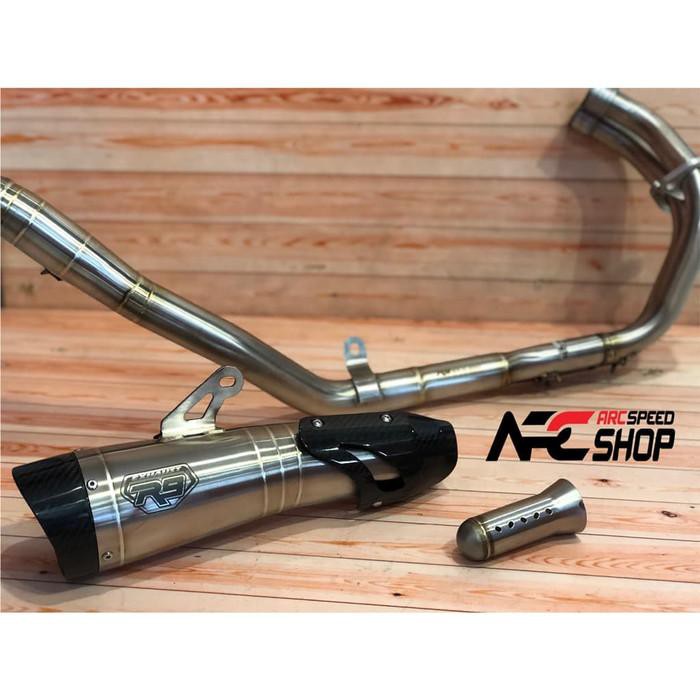 *Otomotif* Knalpot R9 H2 SS Carbon all new Ninja250 fi 2018 / ninja400 Fullsystem