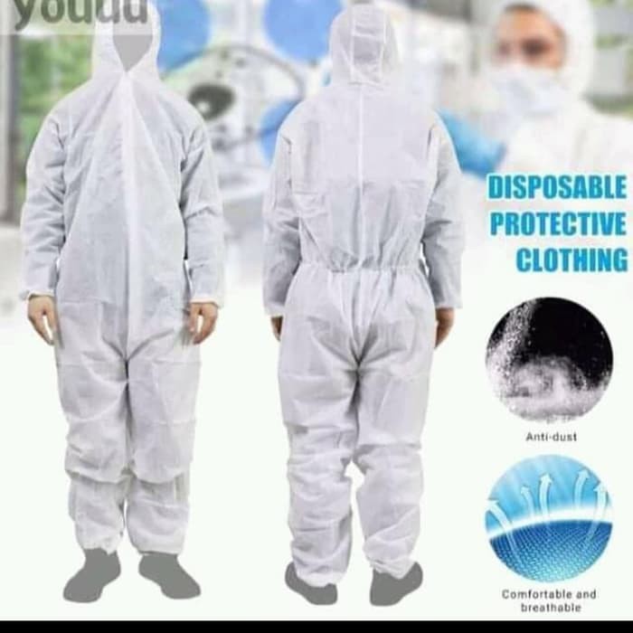 baju hazmat/baju APD bahan PVC