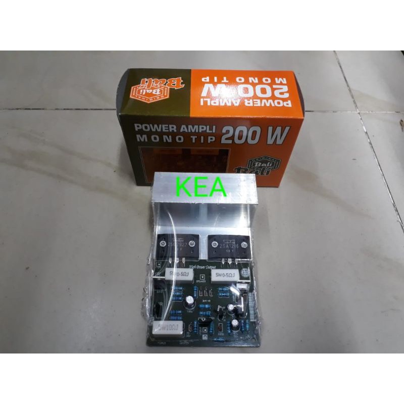Kit Power Amplifier Monotip Bali 200watt TR Sanken