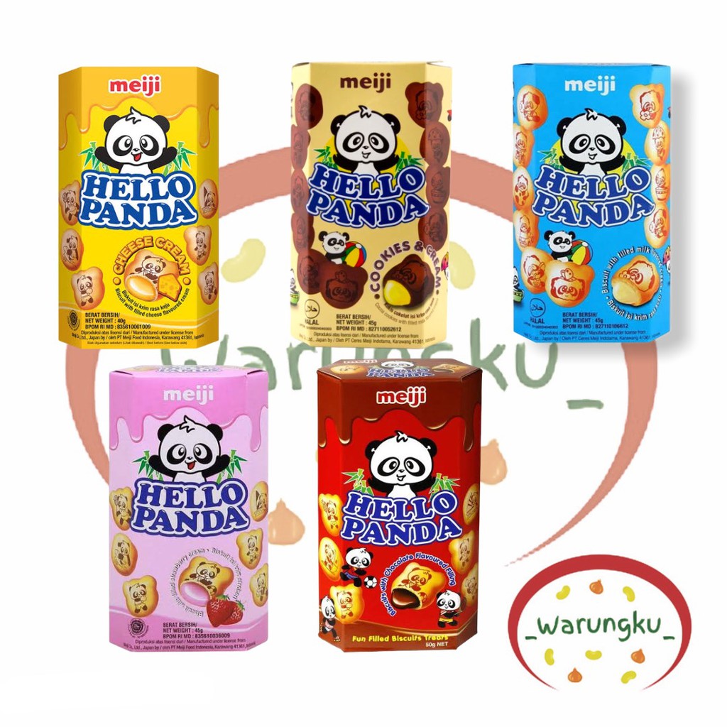 

Hello Panda Aneka Rasa Biskuit Isi 45gr Helo Panda