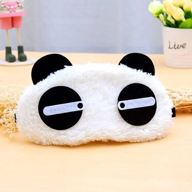 Penutup Mata Tidur Karakter Panda / Sleeping Eye / Eye Cover Panda Lucu / PENUTUP MATA MOTIF PANDA /PENUTUP MATA / TUTUPAN MATA