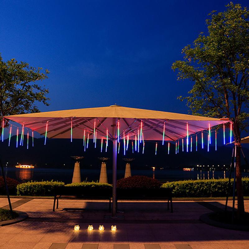 [WS] LAMPU METEOR TIRAI 50cm 10 BATANG/ RGB / WARNA WARNI /OUTDOOR