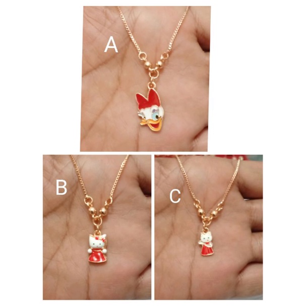 RJJ 86. Kalung xuping anak anak lapis emas ukuran 35 cm