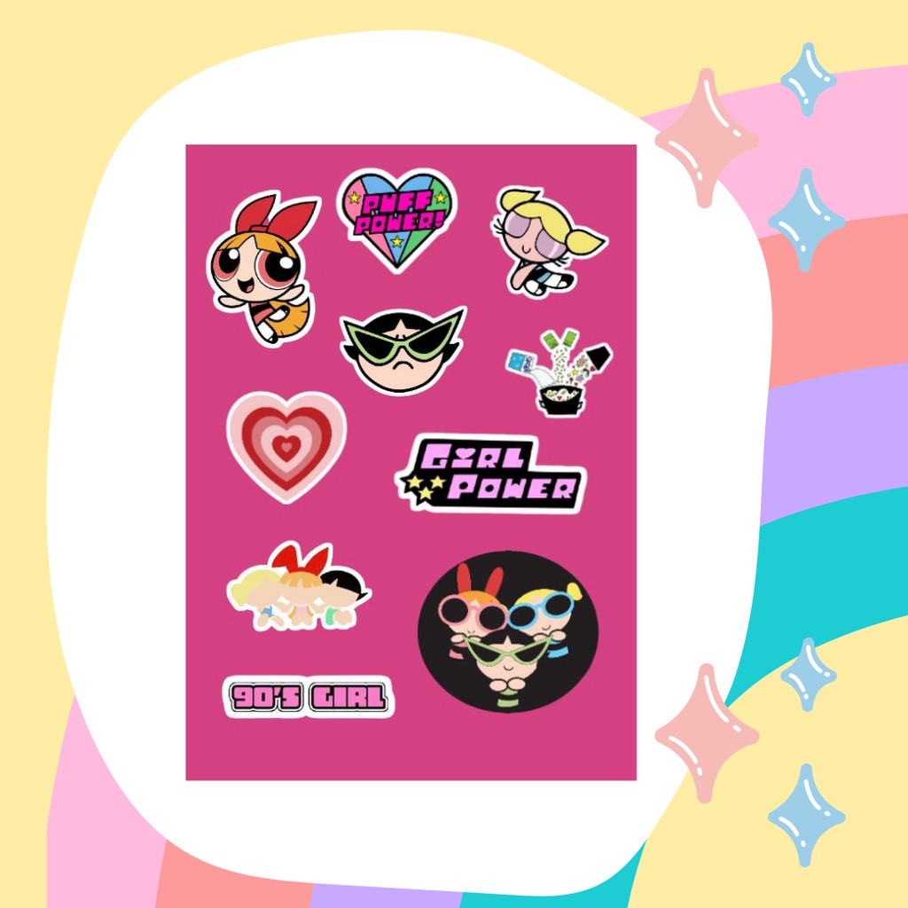 

Stiker Lucu/Cute Sticker - Power Puff Girls (1 lembar)