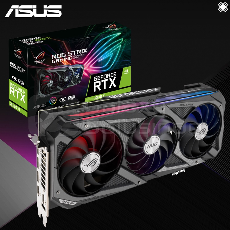 Jual ASUS GeForce ROG STRIX RTX 3080 TI OC 12GB GDDR6X - Ampere VGA ...