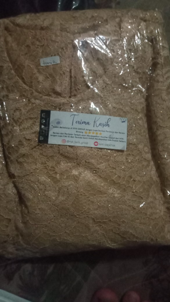 Couple Batik Lupita Wajik Zizgag Free Selendang