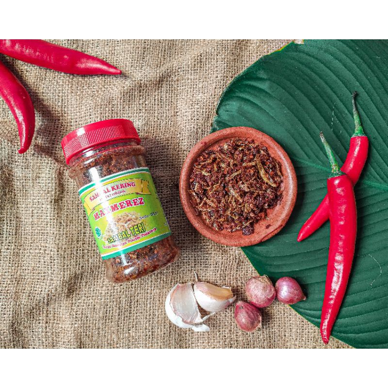 

[BISA COD] Maymerez Lombok Sambal Kering Teri Medan 100 gram