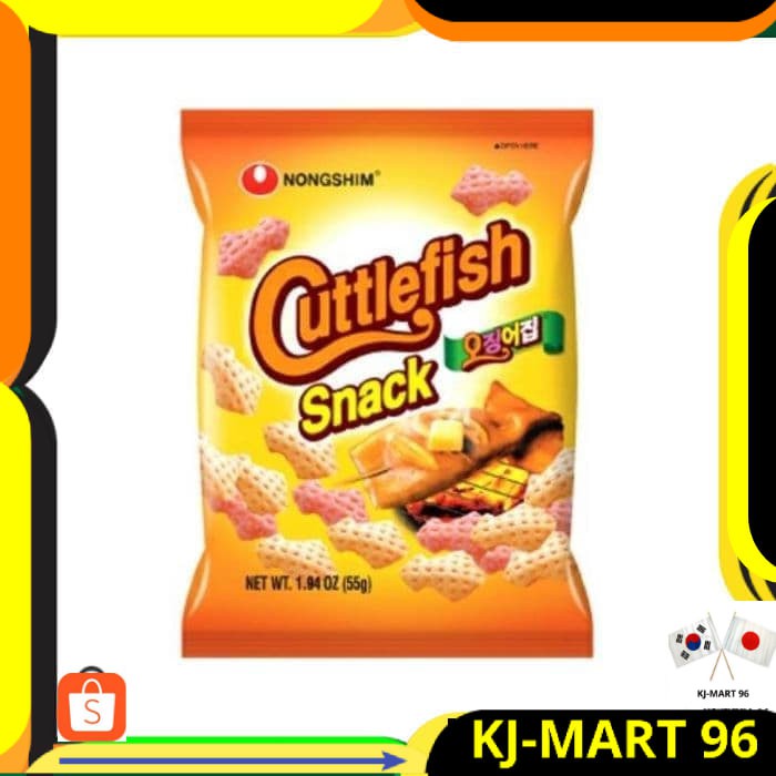 

KOREAN FOOD/MAKANAN KOREA HALAL/SNACK IMPORT KOREA NONGSHIM CUTTLEFISH