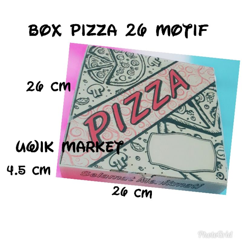 

BOX PIZZA 26MOTIF/KARDUS PIZZA 26 POLOS /KARDUS HAMPERS MIN.PEMBELIAN 10 PCS9