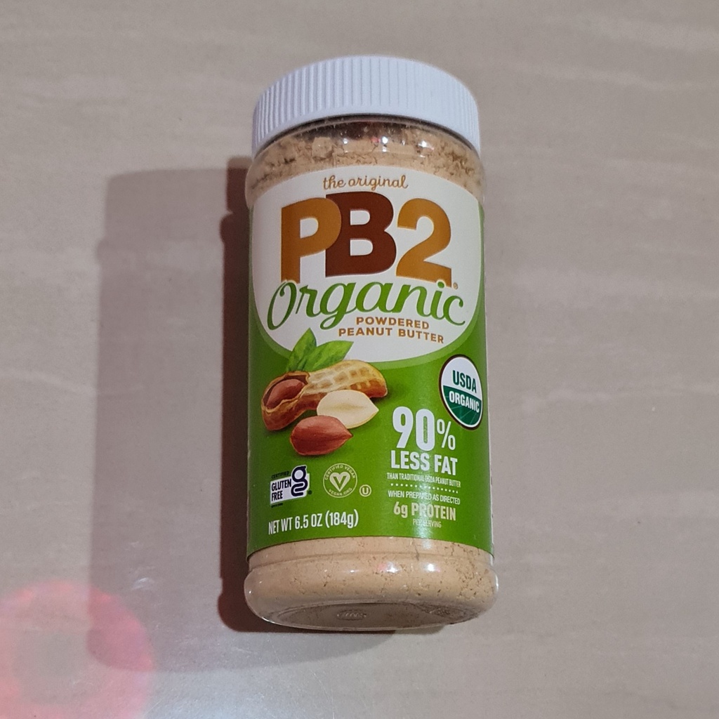 PB2 Organic Powdered Peanut Butter 90% Less Fat 184 Gram