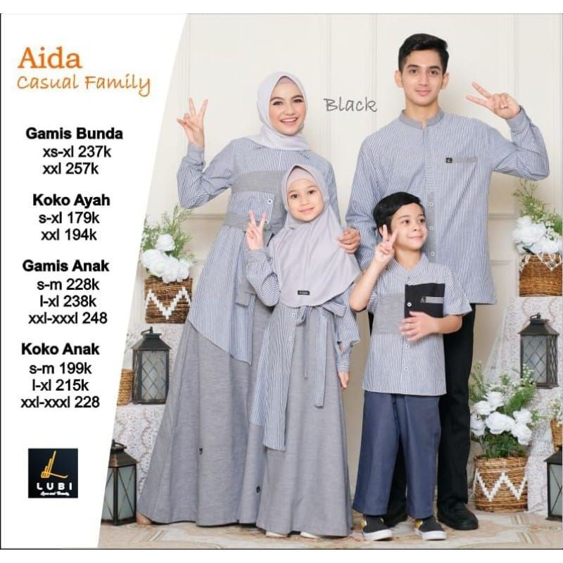 couple keluarga aida black dari lubi