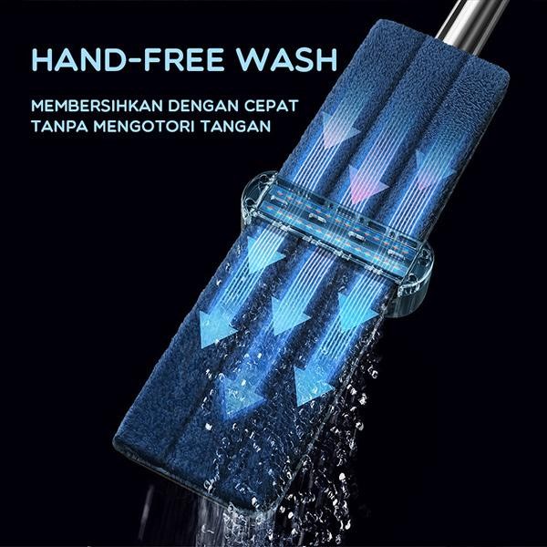 Samono SCM002 Alat Tongkat Pel Lantai Rotate Ultra Mop Handsfree Wash