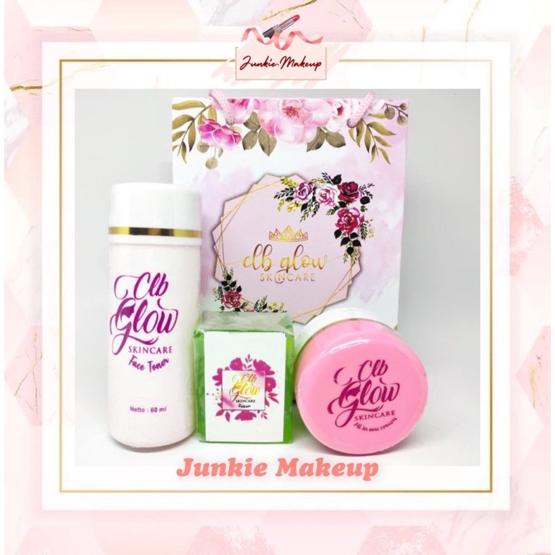 ✨JUNKIE✨CLB Glowing Skincare Paket ORIGINAL