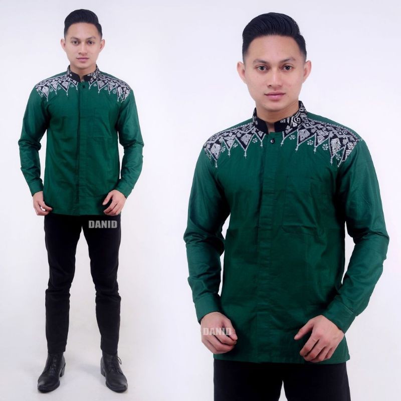 Baju Koko Kurta Dewasa Lengan 3/4 Dan Lengan Pendek Material Catton Adem Serap Keringat