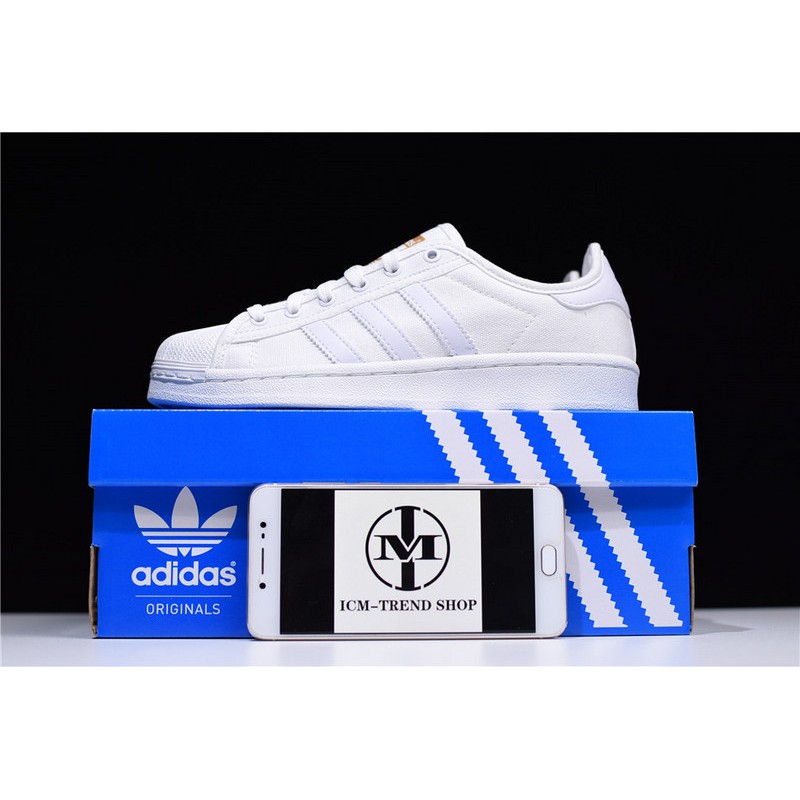 Sepatu Sneakers Olahraga Casual Model Adidas Superstar rize Flat untuk Pria Wanita, s82570 Sepatu Sneakers Olahraga Casual Model Adidas Superstar rize Flat untuk Pria Wanita, s82570