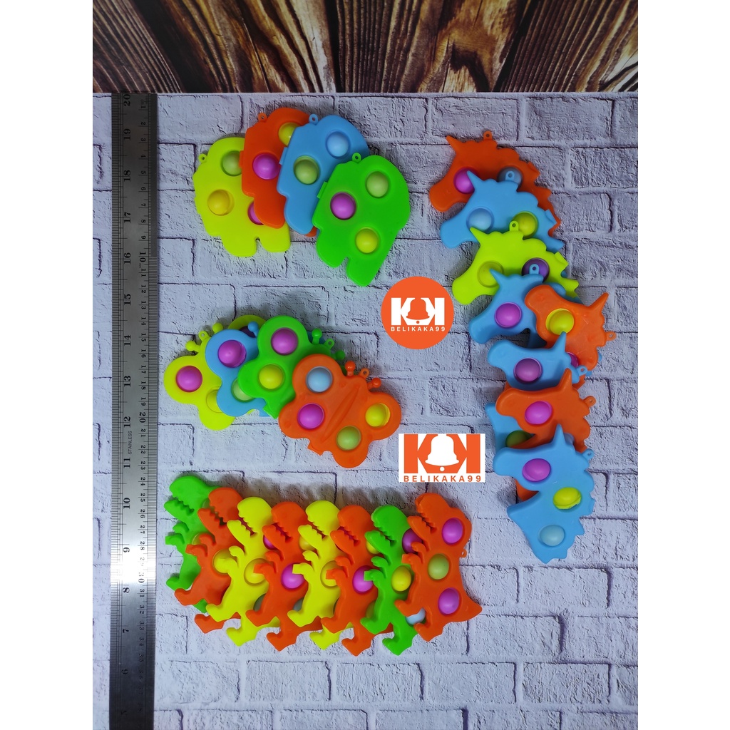 MAINAN POP IT SIMPLE DIMPLE MINI MOTIF KARAKTER GANTUNGAN / POP IT GANTUNGAN / POP IT MINI / POP IT KARAKTER / POP IT SIMPL DIMPL FIDGET TOYS