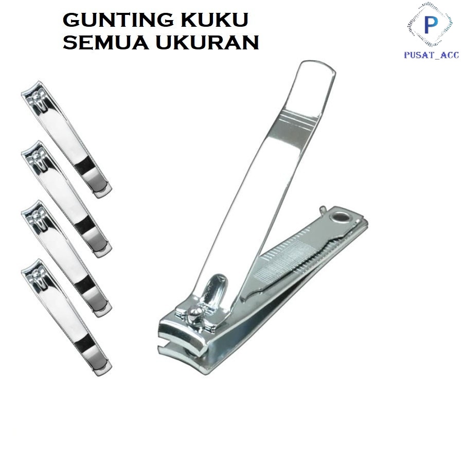 GK777 - GUNTING KUKU 777 BESAR THREE SEVEN BESAR SILVER NAIL CLIP