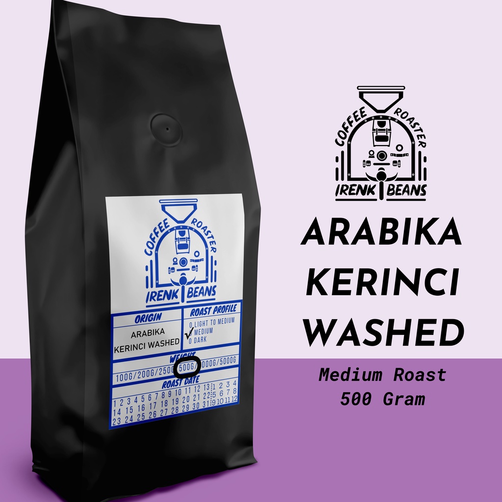 

Kopi Arabica Kerinci Fullwashed 500g Biji Bubuk