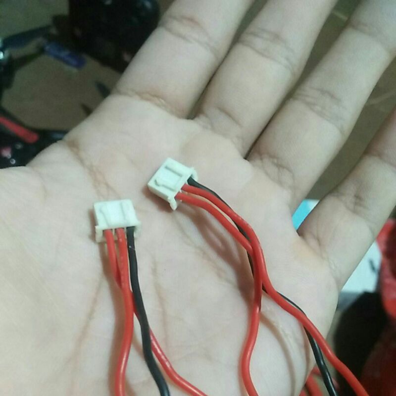 konektor charger  batrai lipo 2s