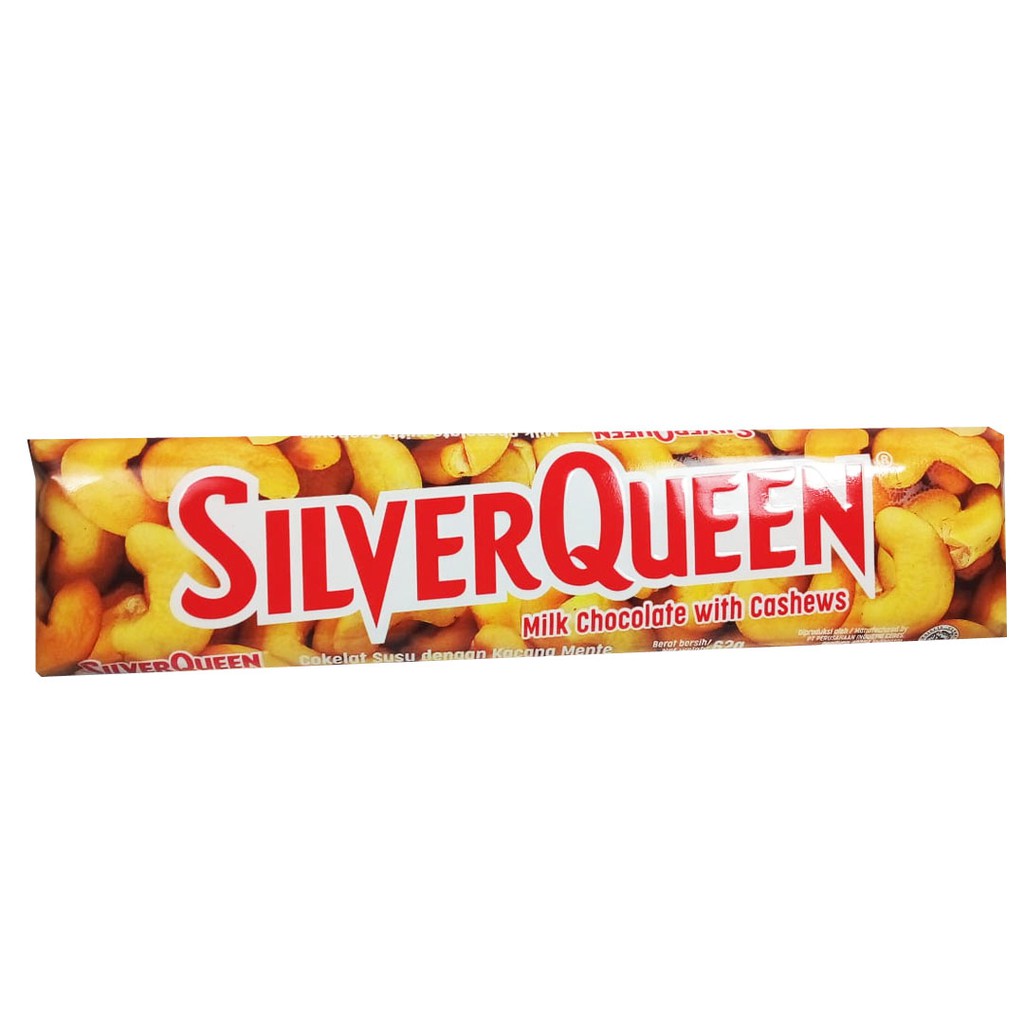 

SILVERQUEEN MILK CHOCOLATE WITH CASHEWS 62G