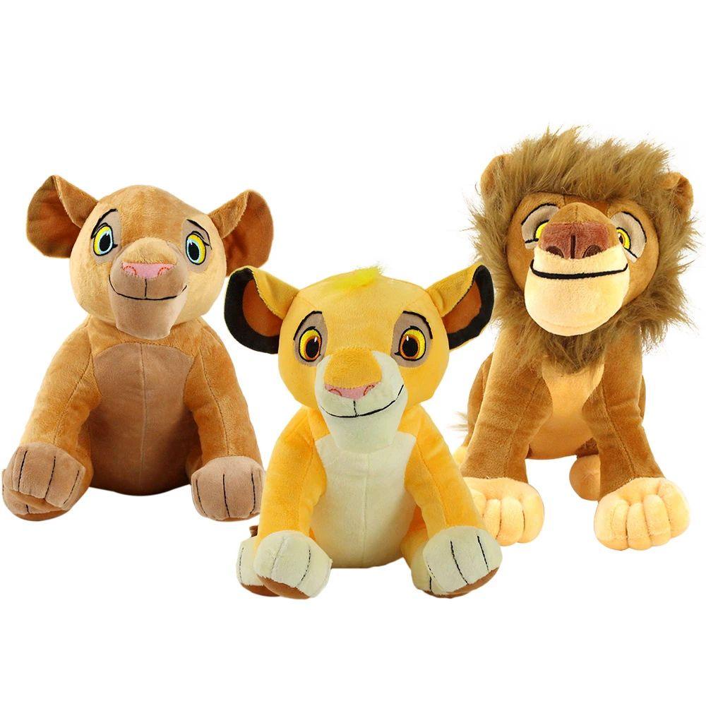 Needway Simba Plush Toy 30 cm Mainan Anak Boneka Plush Boneka Binatang Mufasa Lembut Lion Mainan Mewah