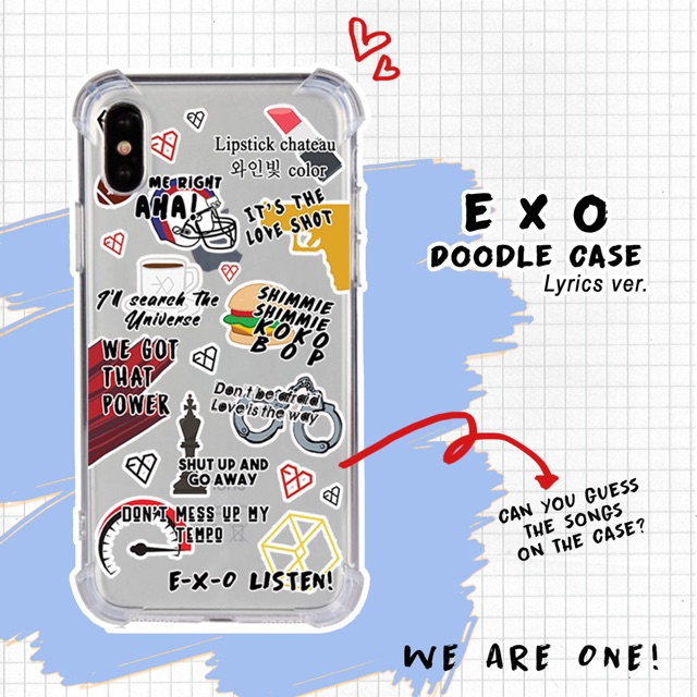 

EXO Doodle Case by Kulkit