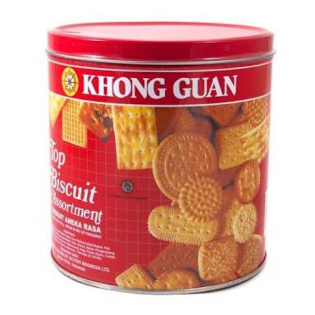 

Khong Guan Top Biscuit Assortment Kaleng 650 gr