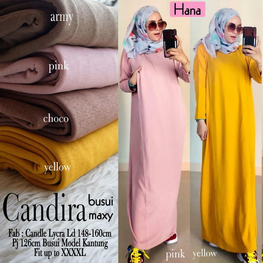 Dress Wanita Candira Maxi Busui Ori By Hana