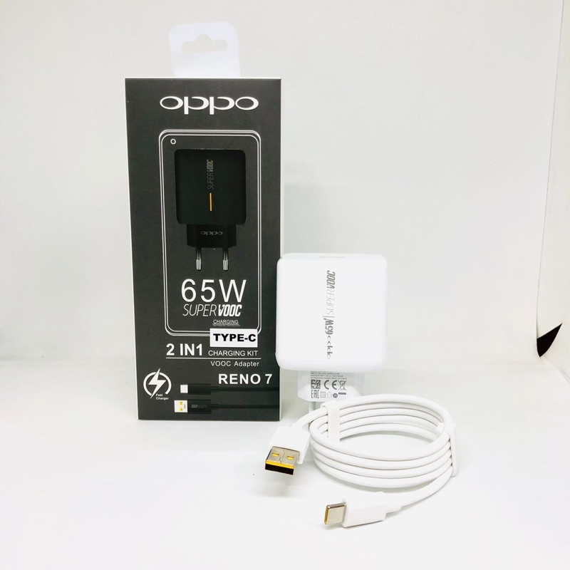 GROSIR CHARGER OPPO RENO7 SUPER VOOC MICRO TYPE C ORIGINAL