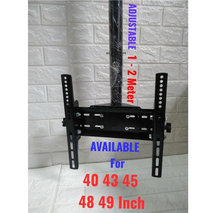 BRACKET GANTUNG PLAFON TV 49 48 45 44 INCH PANJANG 2 METER ori