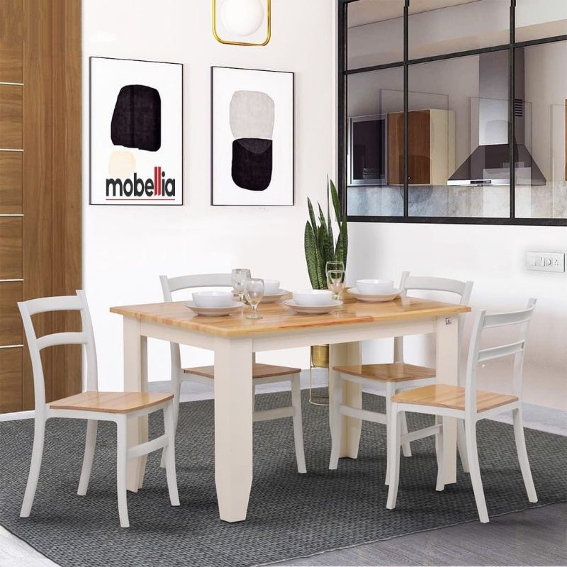 meja makan minimalis  Meja makan set 4 kursi