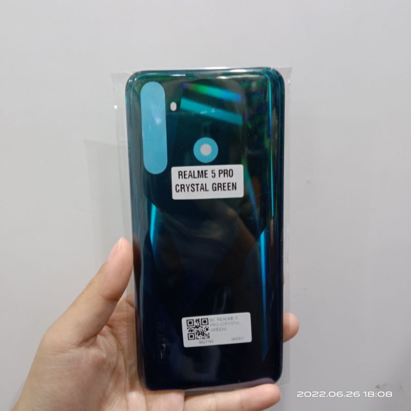 BACKDOR REALME 5 PRO CRYSTAL GREEN