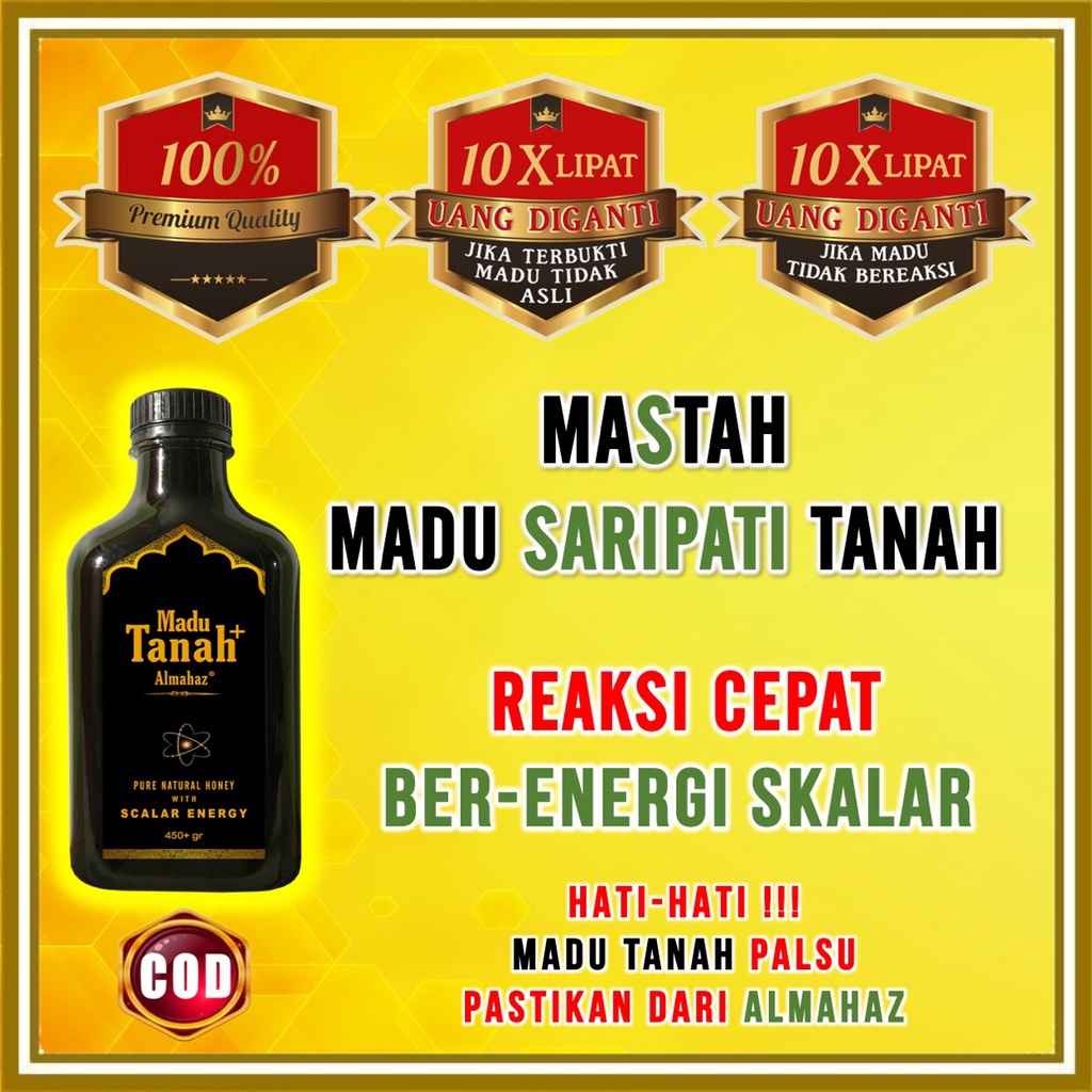 

Madu Tanah Almahaz Madu Hitam Pahit Madu Herbal Obat Lemah Syahwat EDI Stamina Vitalitas Pria