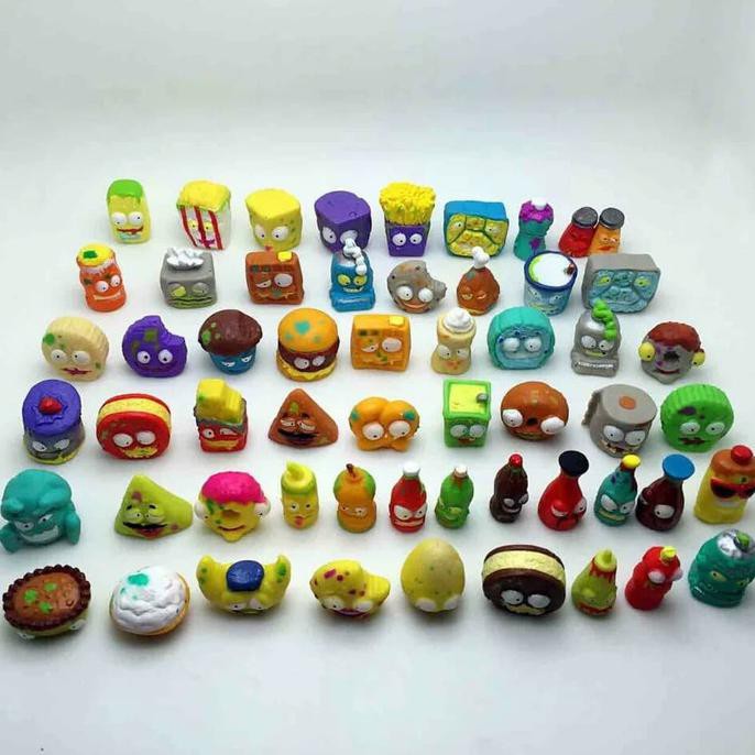 

Terbaru !!!! The Groserry Gang 1 paket isi 20 pcs / Shopkins for boys