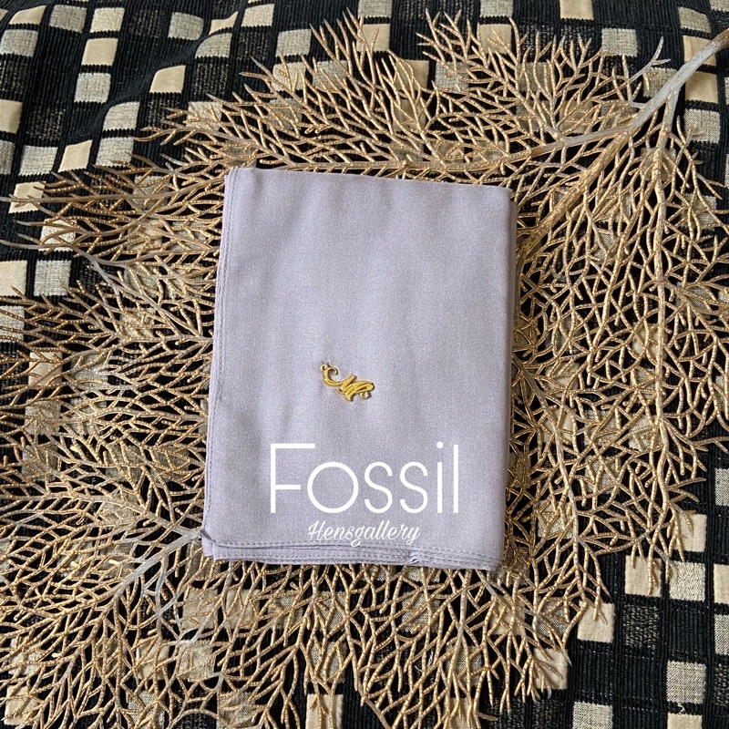 Part 1 Mylady Hijab Plain Voal Ultrafine by Myladyhijab dark mustard silver broken white optic white-FOSSIL