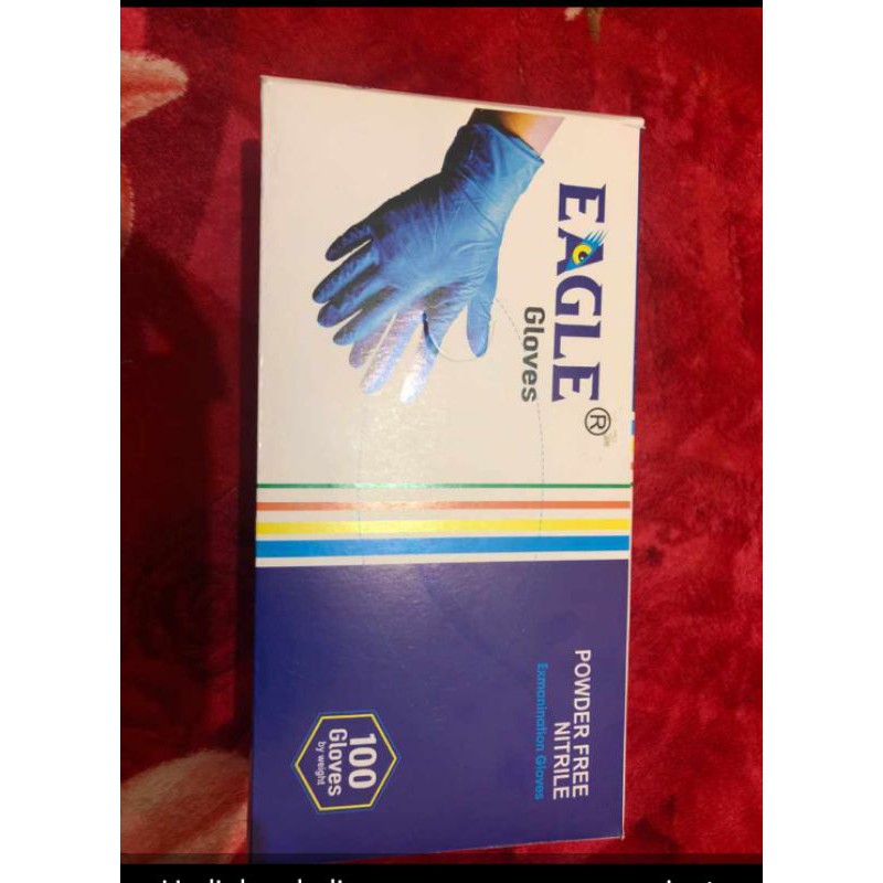 Sarung tangan Nitrile isi 100
