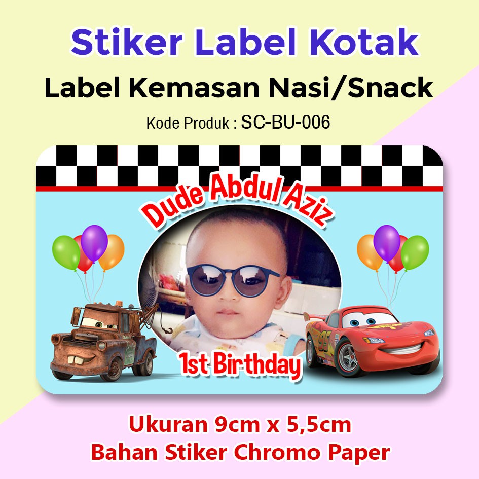  Stiker  Ulang Tahun Anak Jual Stiker  Ulang Tahun Anak 