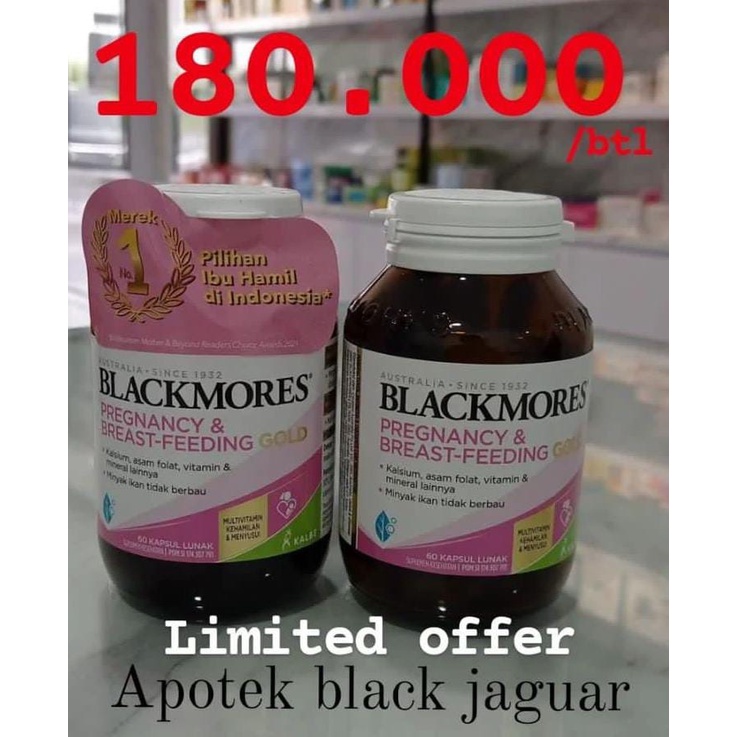 Blackmores Pregnancy and Breastfeeding Termurah Terlengkap dan original